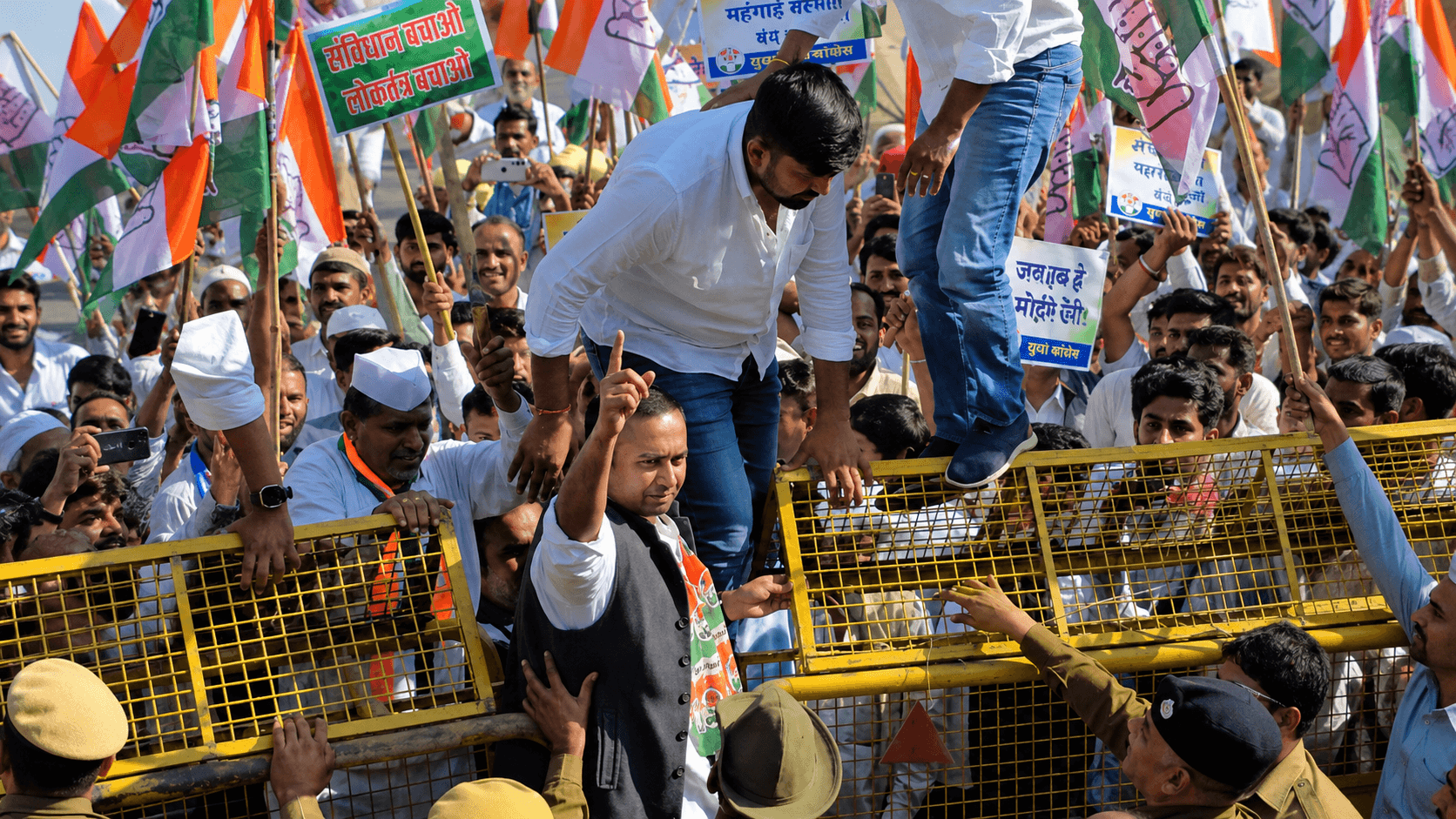 Political rally background